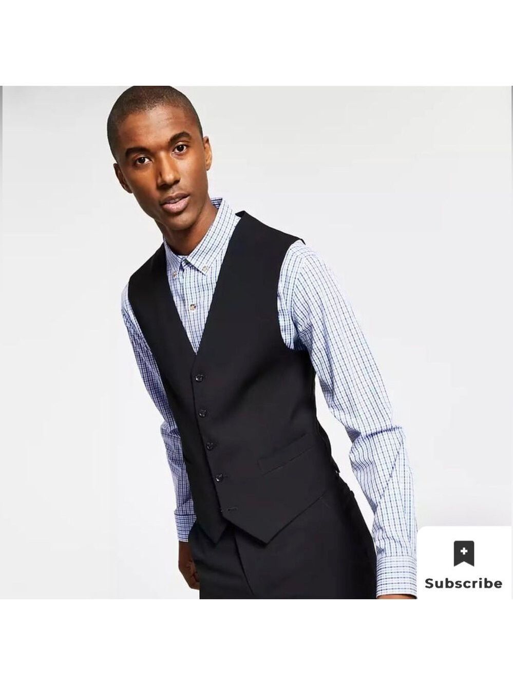 Tommy Hilfiger Men's Modern-Fit Wool TH-Flex Stretch Suit Vest - NWT